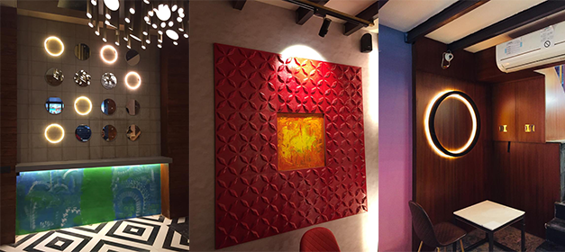 Retail wall graphics installation inside a branded retail store