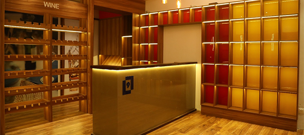 Display rack for liquor store by baba supersign