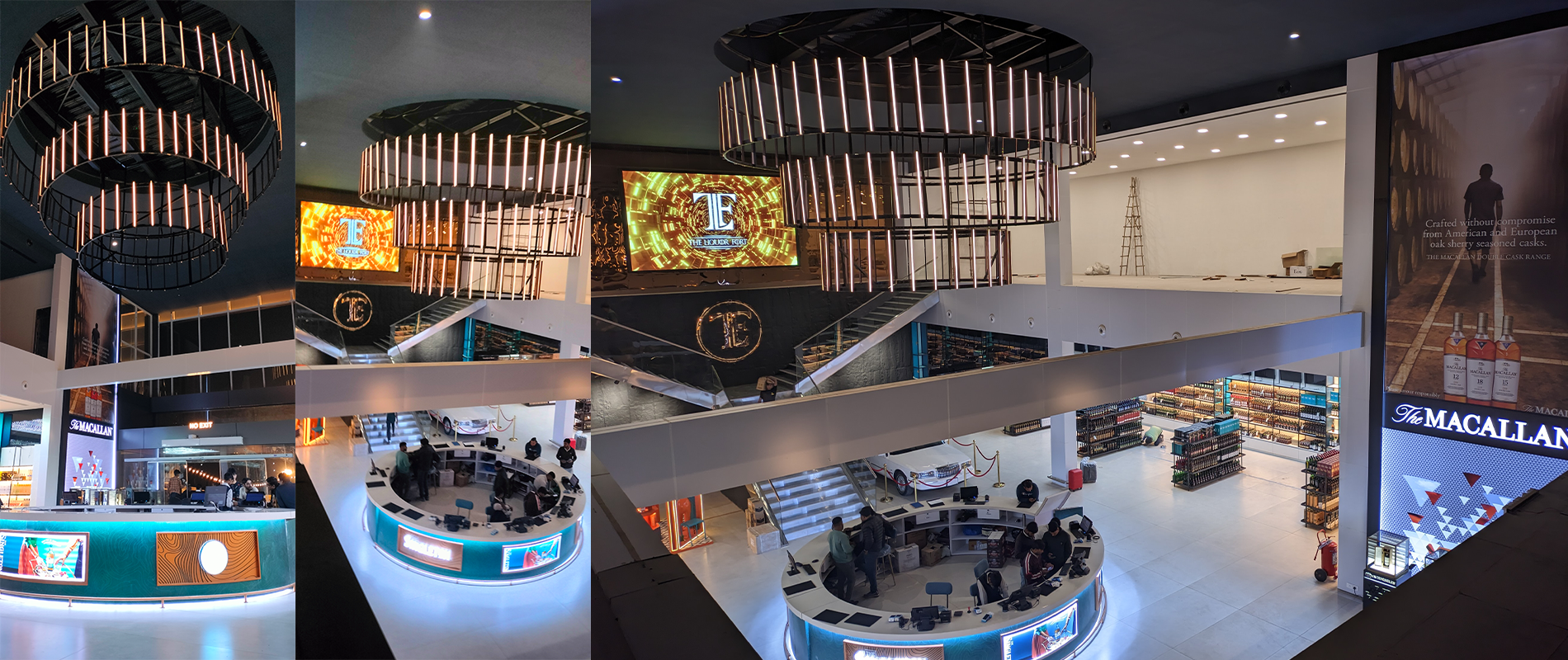 Custom jumbo light installation