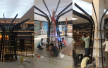 Retail display rack installation for liquor store