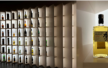 Custom liquor bottle display rack with branding