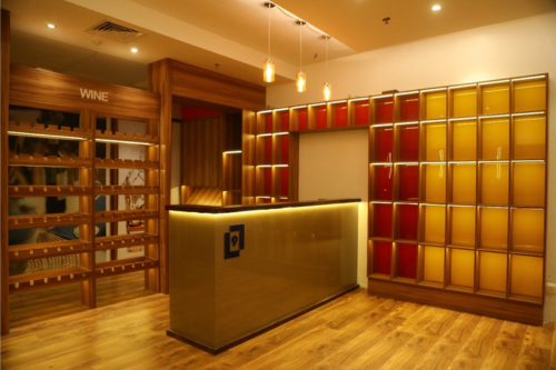 Custom retail display rack for liquor and retail stores