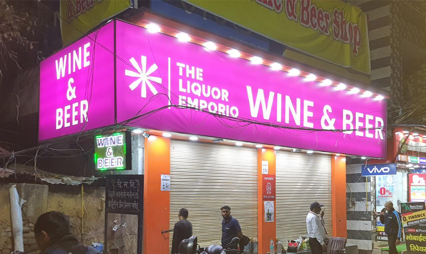 Glow sign board by Baba Supersign