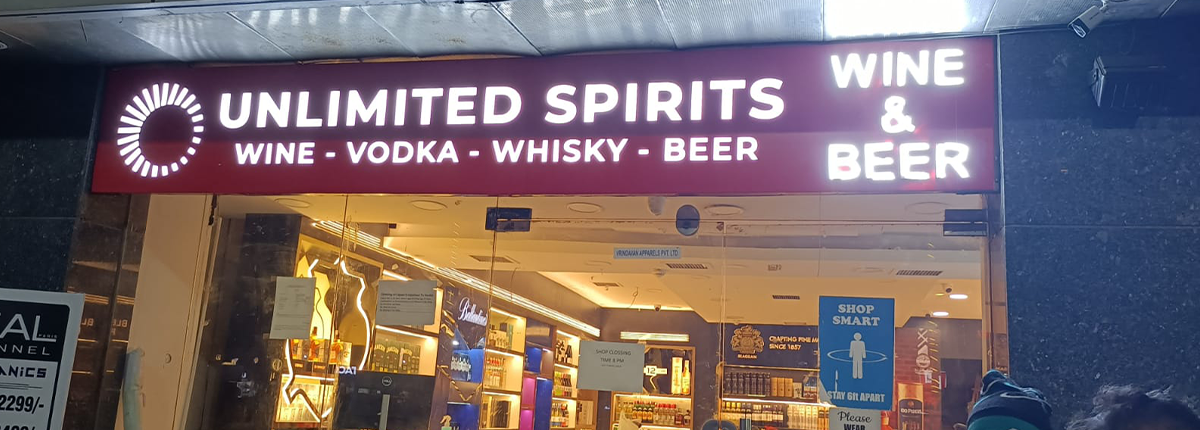 ACP facade signage project by Baba SuperSign