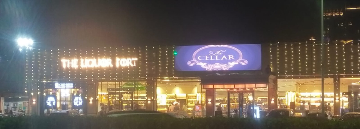 ACP facade signage project by Baba SuperSign