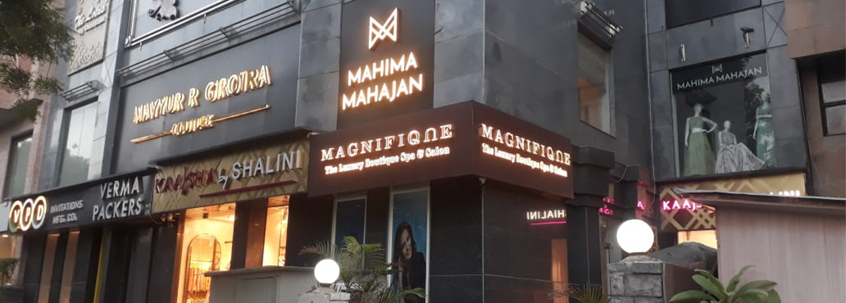 Channel letter signage (3D letters) fabrication by Baba SuperSign in Delhi NCR