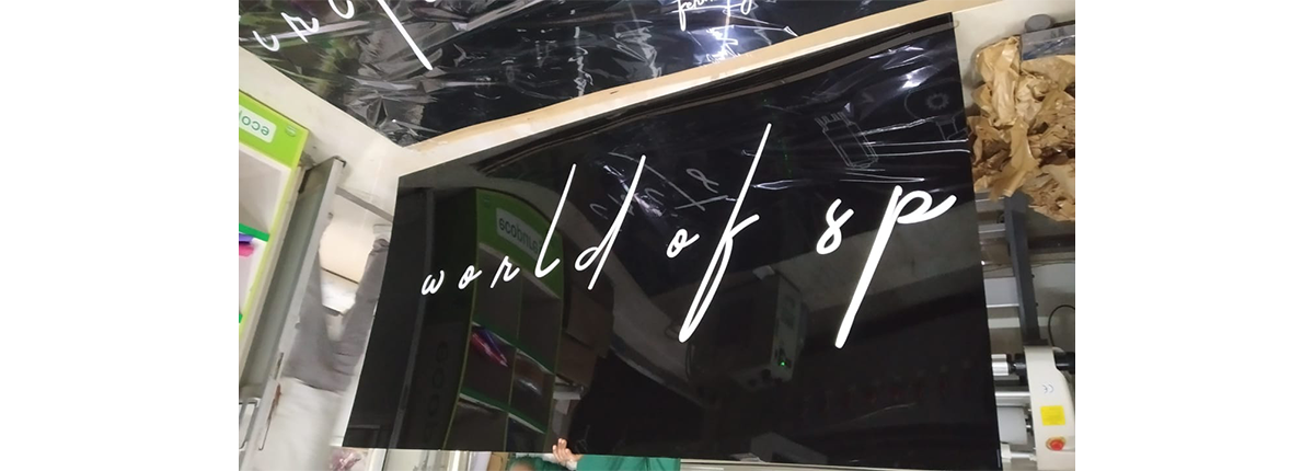 Brand decor and identity wall work by Baba SuperSign in Delhi NCR