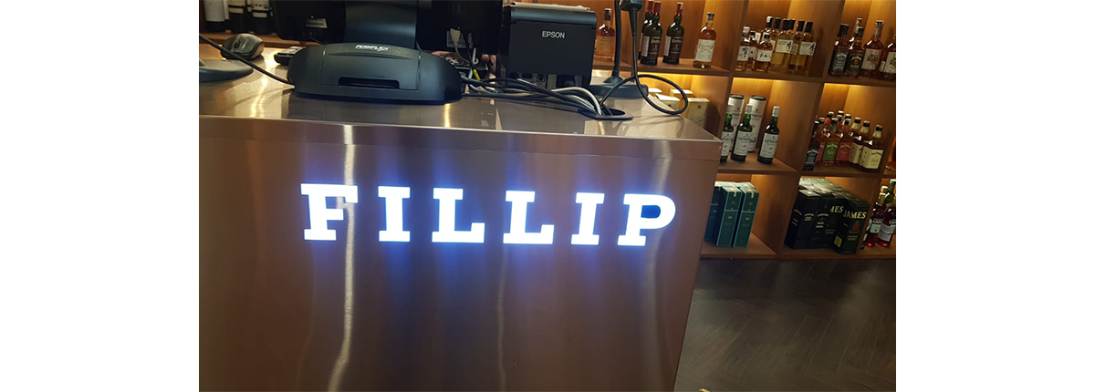 Brand decor and identity wall work by Baba SuperSign in Delhi NCR