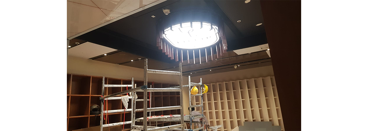 Brand decor and identity wall work by Baba SuperSign in Delhi NCR