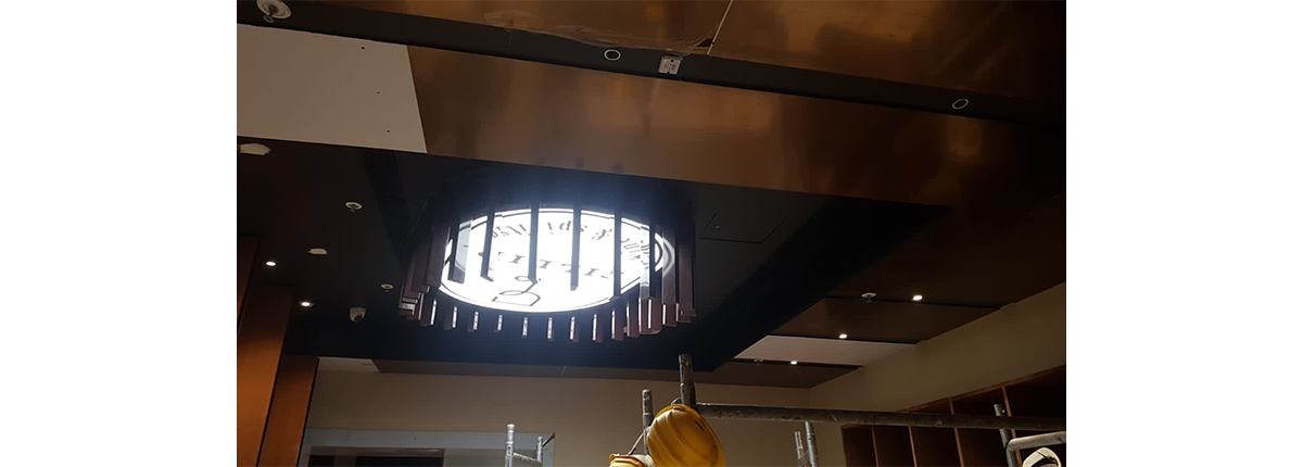 Brand decor and identity wall work by Baba SuperSign in Delhi NCR