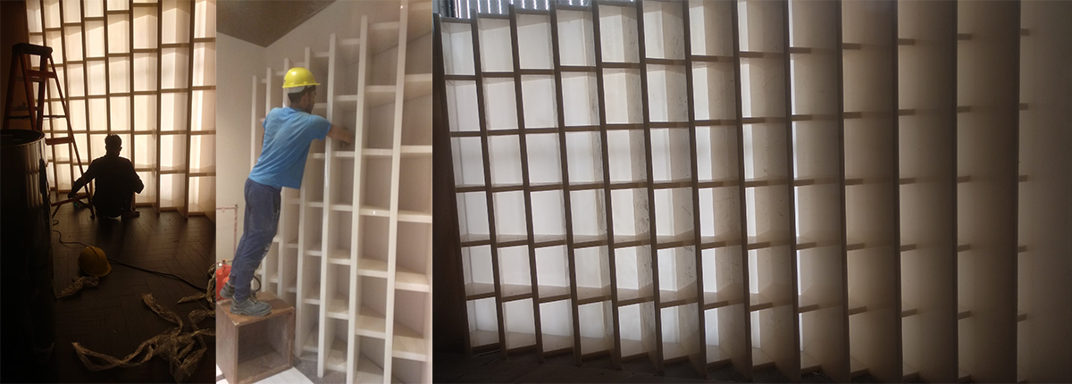 Liquor display racks