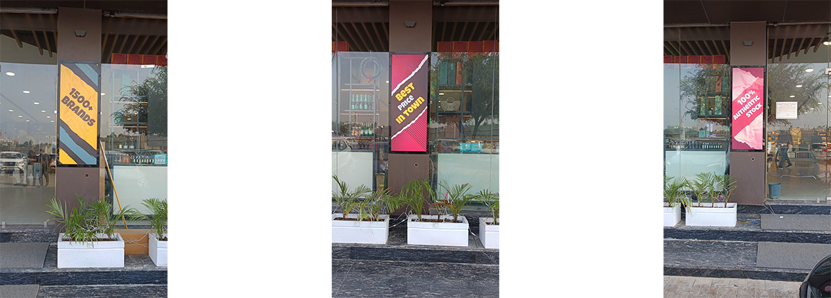 Vinyl branding with clean finishing - Baba SuperSign